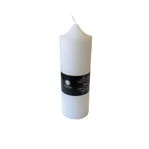 Velón Blanco - 15 cms