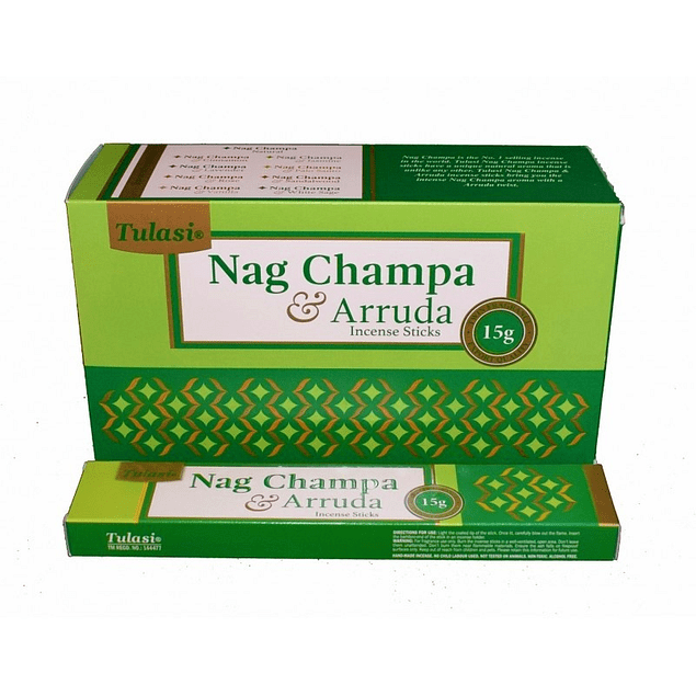 Arruda Nag Champa - Arruda Incienso Natural Tulasi
