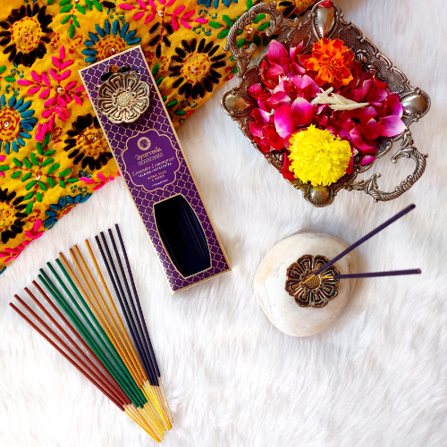 Incienso Natural Lavanda y Lemongrass Ayurveda - Song of India