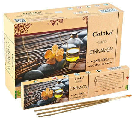 Incienso Natural Canela Aromaterapia - Goloka