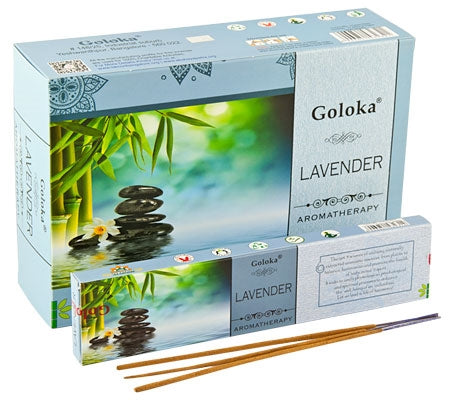 Incienso Natural Lavanda Aromaterapia - Goloka
