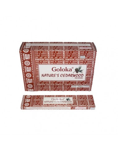 Incienso Natural Nature's Cedarwood - Goloka