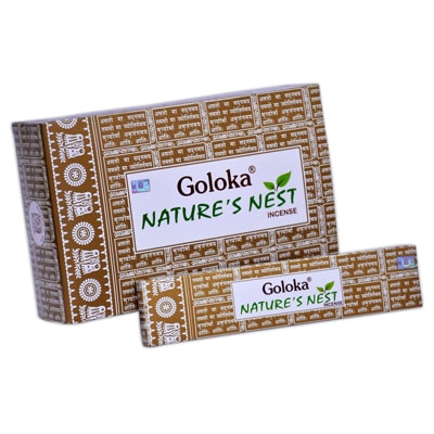 Incienso Natural Nature's Nest - Goloka