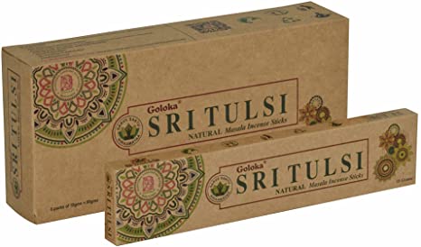 Incienso Orgánico Sri Tulsi - Goloka
