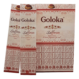 Incienso Natural Premium Saffron - Goloka