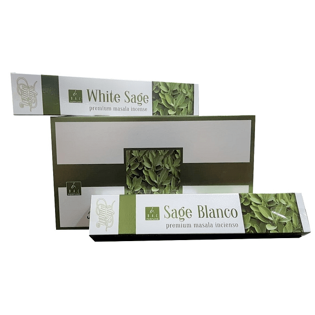 Incienso Natural Salvia Blanca - Balaji