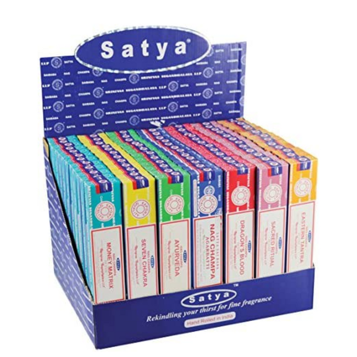 Incienso Satya Nag champa Pack 84 Unidades Display VFM 1