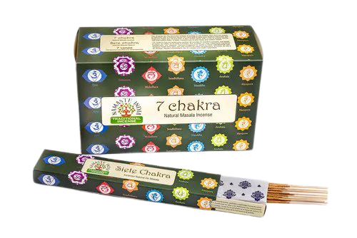 Incienso Natural Siete Chakra - Namaste India