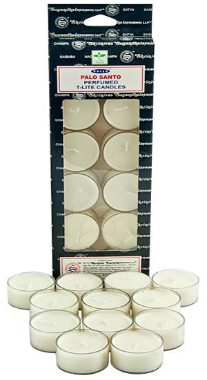 Vela Aromática Palo Santo Tealight - Satya