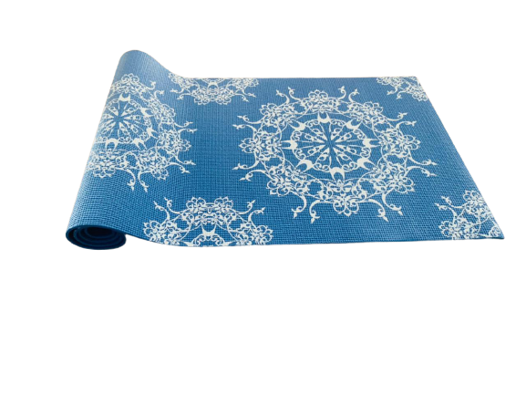 Mat de Yoga Azul Diseño Royal