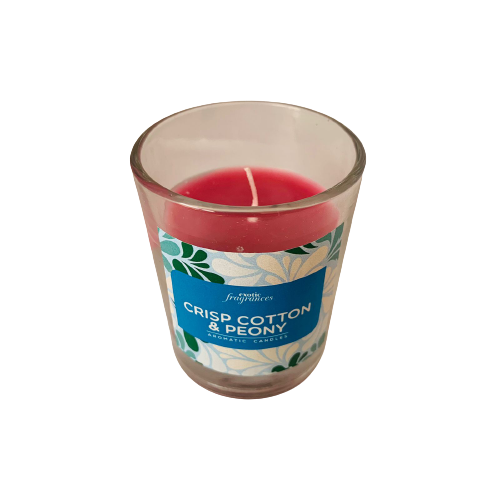 Vela Aromatica - Algodon y Peonia