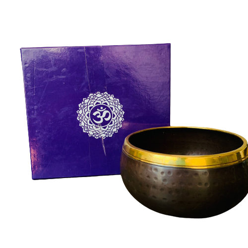 Cuenco Oscuro Tibetano 14 cm - Budda Purple