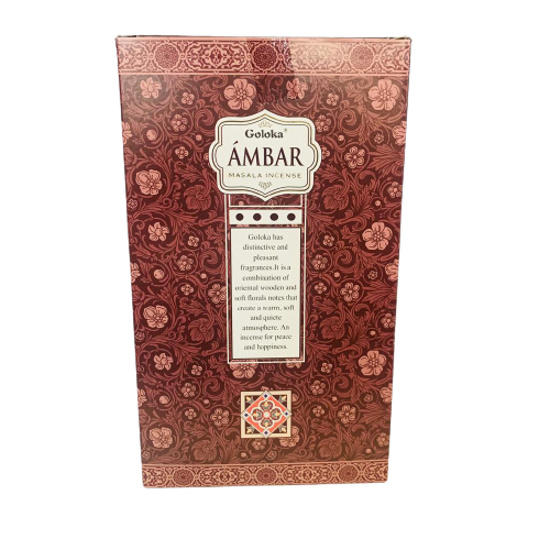 Incienso Natural Ambar Fit - Goloka