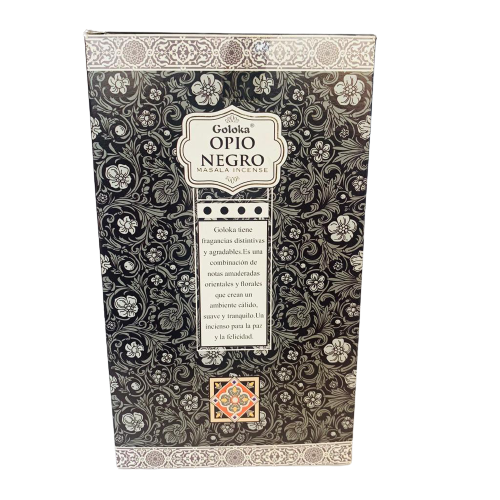 Incienso Natural Opio Negro Fit - Goloka