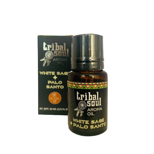 Aceite Aromático Salvia Blanca + Palo Santo - Tribal Soul