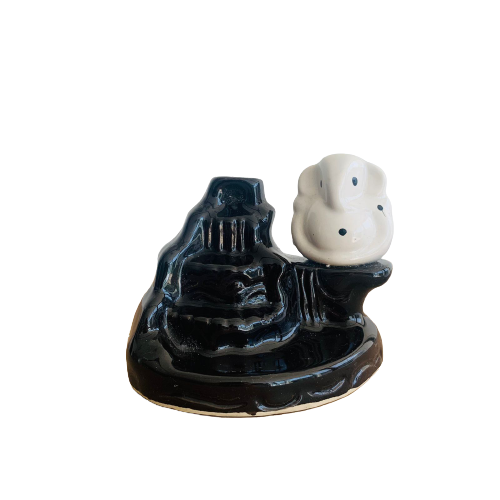 Porta Incienso Cascada White Ganesh