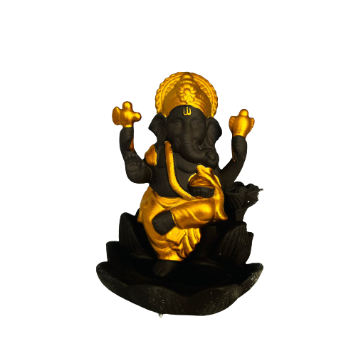 Porta Incienso Cascada Ganesha Amarillo