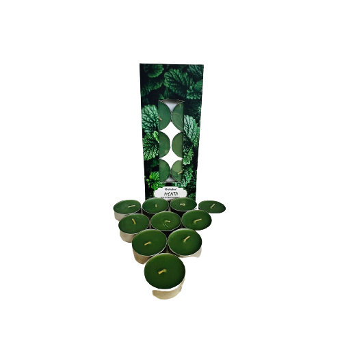 Vela Aromática Menta Tealight - Goloka