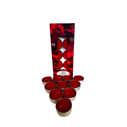 Vela Aromática Rosa Tealight - Goloka