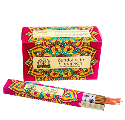 Incienso Natural Sándalo con Canela - Namaste India
