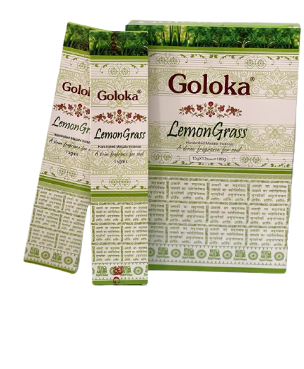 Incienso Natural Premium Lemongrass - Goloka