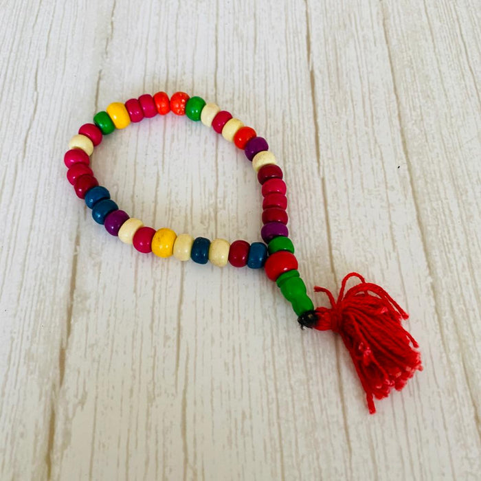 Pulsera Japa Mala Multi Color 6mm