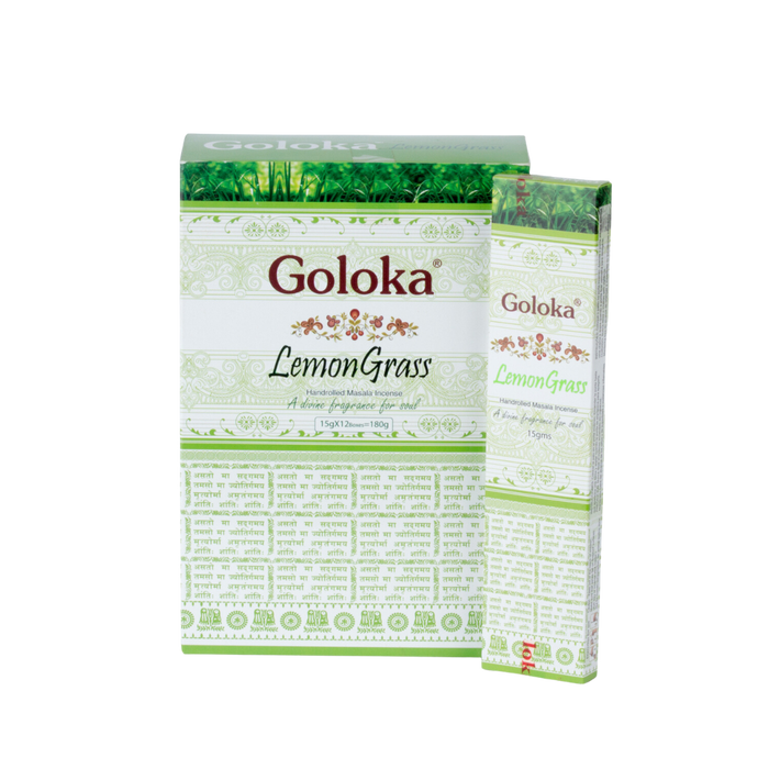Incienso Natural Premium Lemongrass - Goloka