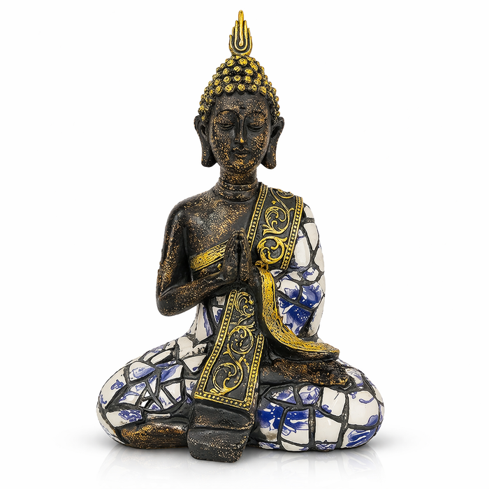 Buda Meditación Black & Blue