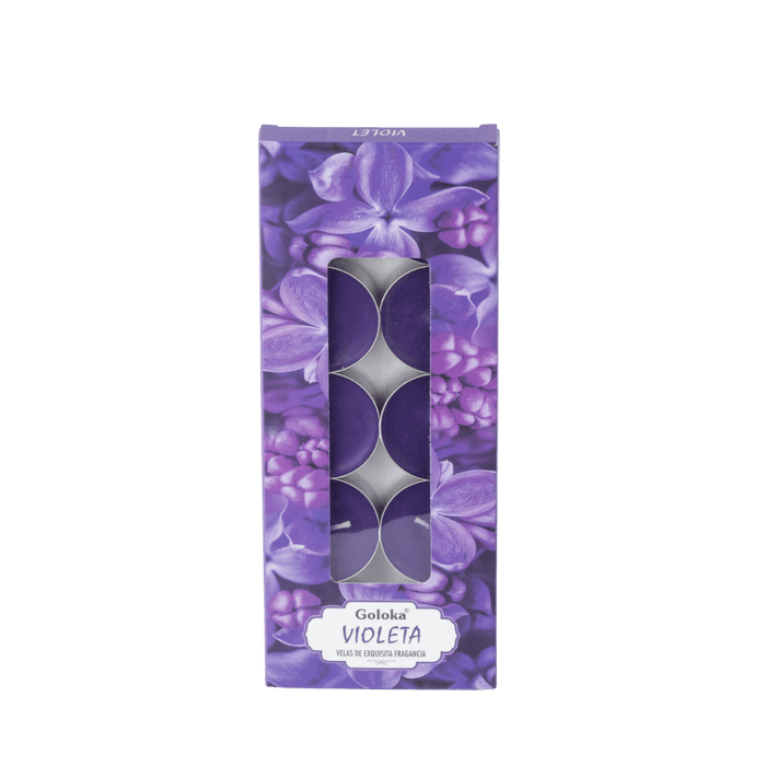 Vela Tealight Violeta