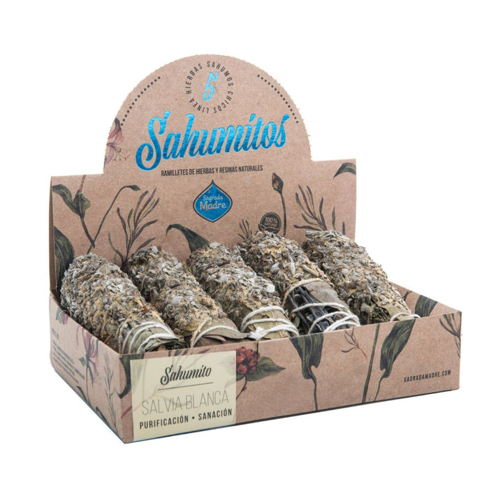 5 Sahumitos de Salvia Blanca