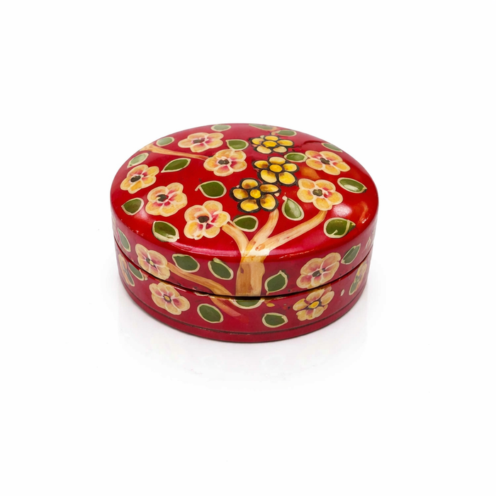Mini Cajita Oval Rojo
