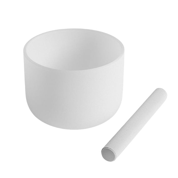 Cuenco Tibetano Cuarzo 8 Pulgadas Nota RE