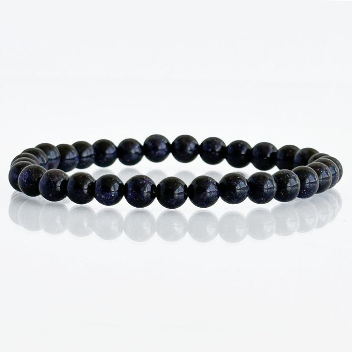 Pulsera Lluvia de Estrellas Azul 6mm