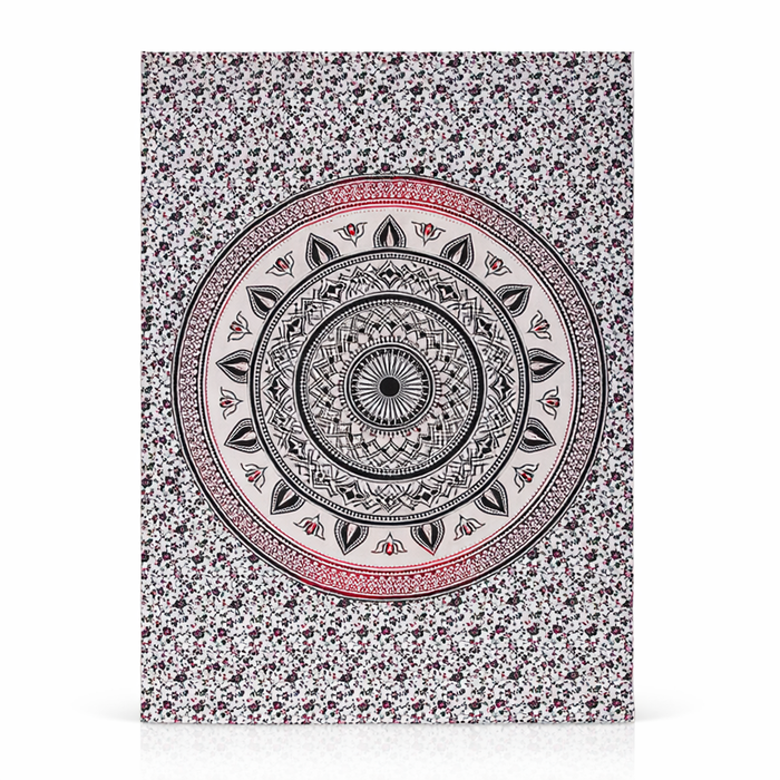 Tapiz Mural Mandala Rosado