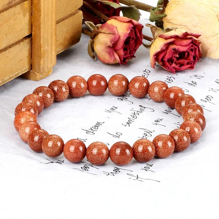 Pulsera Lluvia de Estrellas Roja 8mm