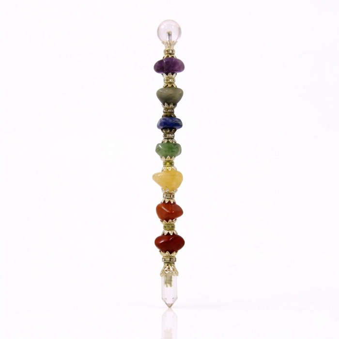 Varita de Meditación 7 Chakra Rocks