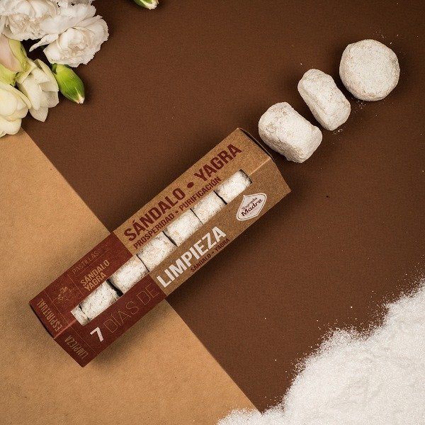 Pastillas 7 Dias de Limpieza Sandalo y Yagra