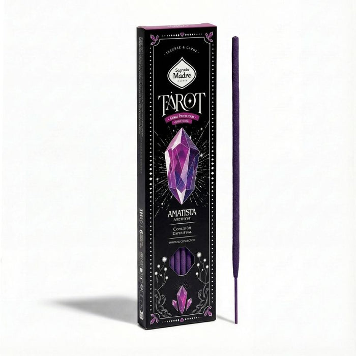 Sahumerio Tarot Gemas Amatista Violeta Lavanda
