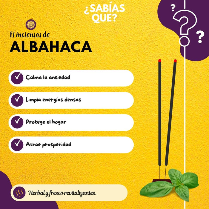 Incienso Natural Holy Basil - Satya