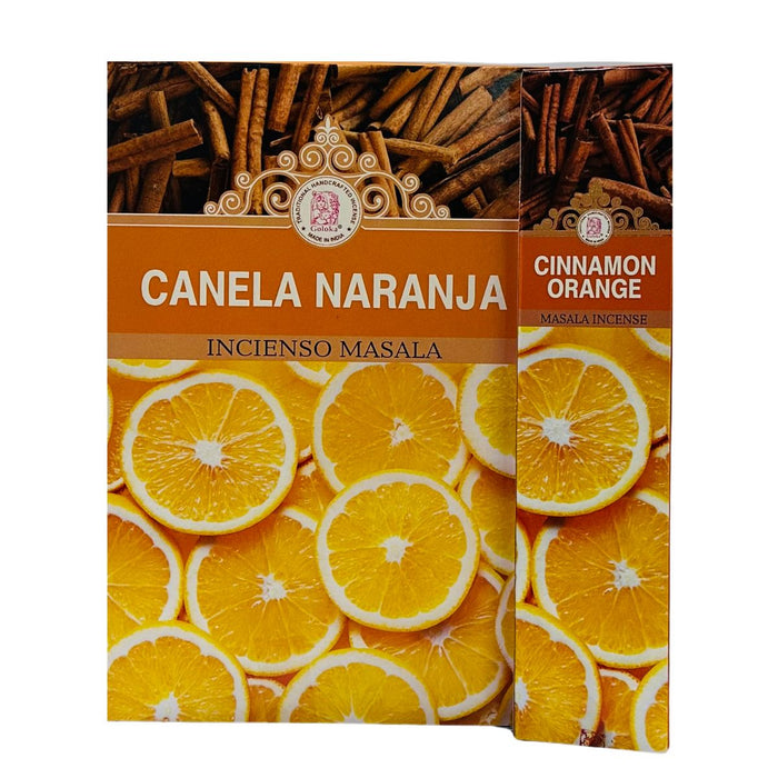 Incienso Natural Canela Naranja - Goloka