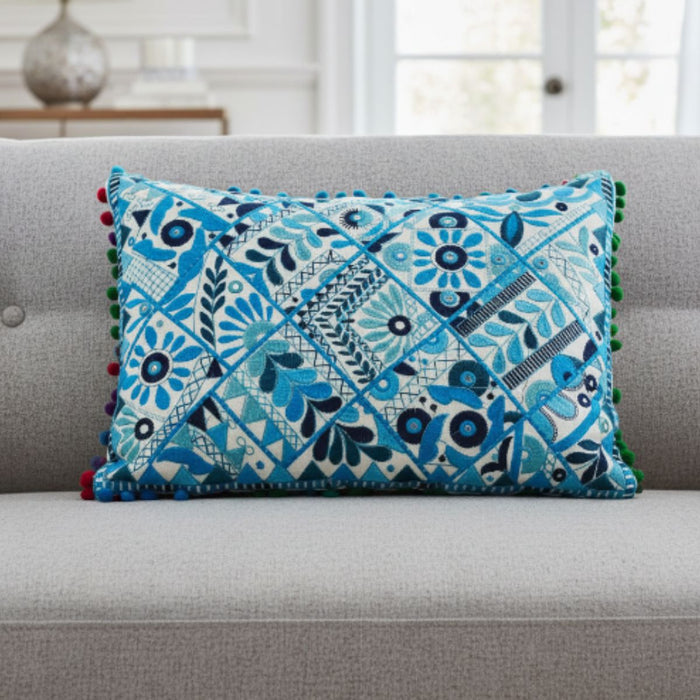 Cojin Decorativo Celeste