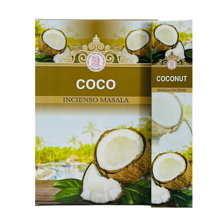 Incienso Natural Coco - Goloka