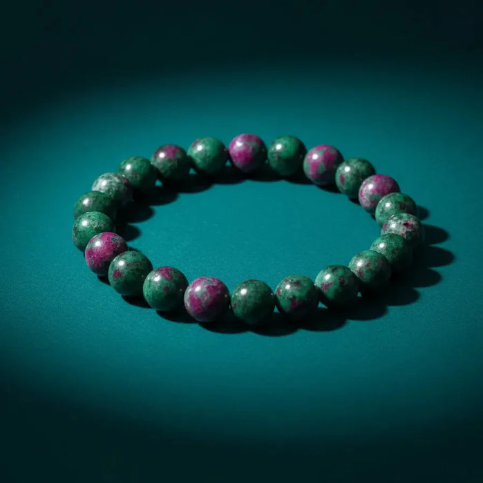 Pulsera Zoisita Rubi 8mm