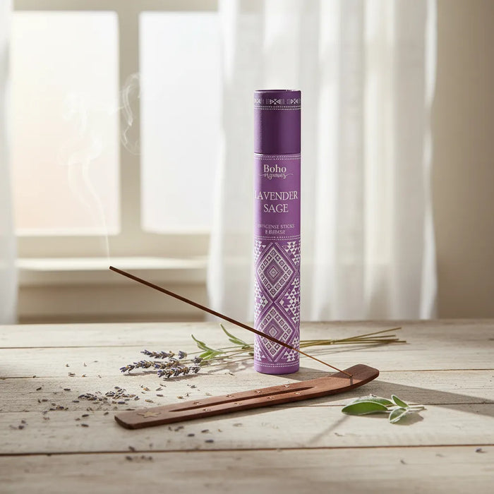 Estuche Inciensos Boho Lavanda y Salvia