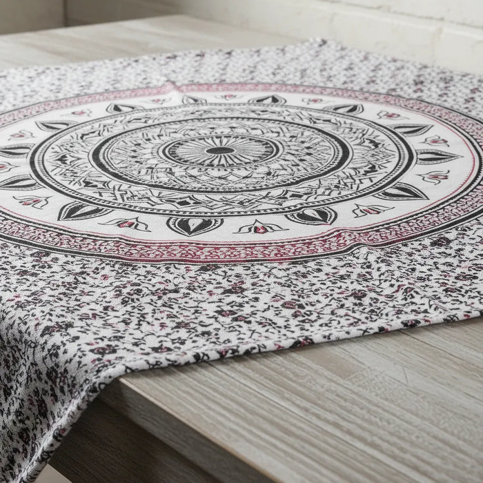 Tapiz Mural Mandala Rosado