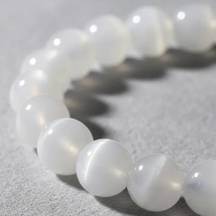 Pulsera Cuarzo Blanco 8mm