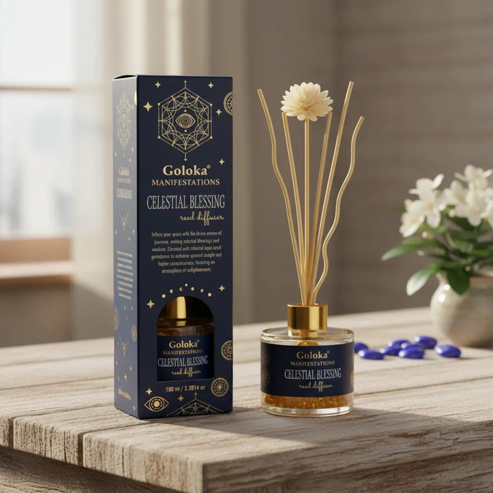 Difusor de Varilla Jazmín con Lapislázuli 100 mL