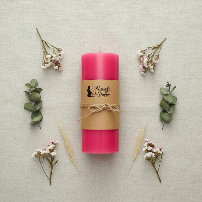 Velón Rosa 20 cm