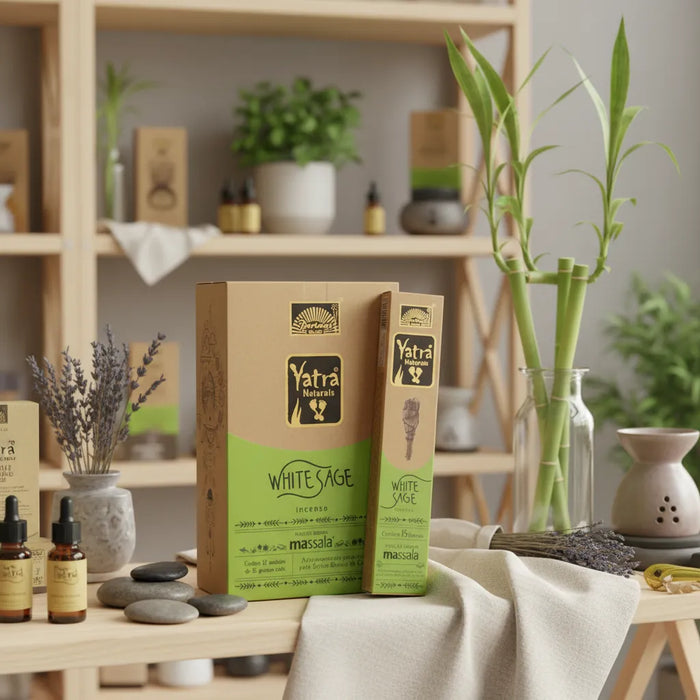 Incienso Yatra Salvia Blanco