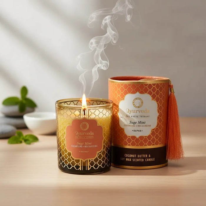Vela Ayurveda Salvia Blanca y Menta
